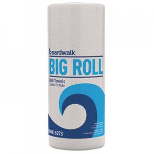 Boardwalk Perforated Paper Towel Roll, 2-Ply, White, 11 x 8 1/2, 250/Roll, 12 Rolls/Carton BWK6273