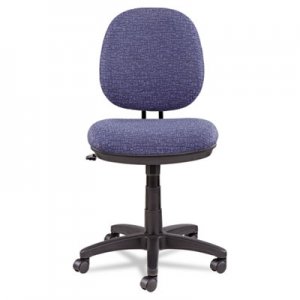 Alera Interval Swivel/Tilt Task Chair, Tone-On-Tone Fabric, Marine Blue ALEIN4821