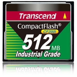 512MB CompactFlash (CF) Card Transcend Information, Inc TS512MCF200I CF200I