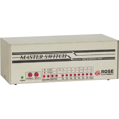 Rose Electronics MasterSwitch Serial/Parallel Switchbox MSN-12S1P