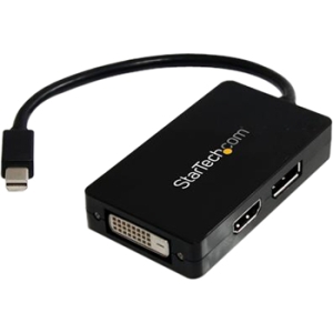 StarTech.com Mini DisplayPort to DisplayPort DVI or HDMI Multifunction Adapter MDP2DPDVHD