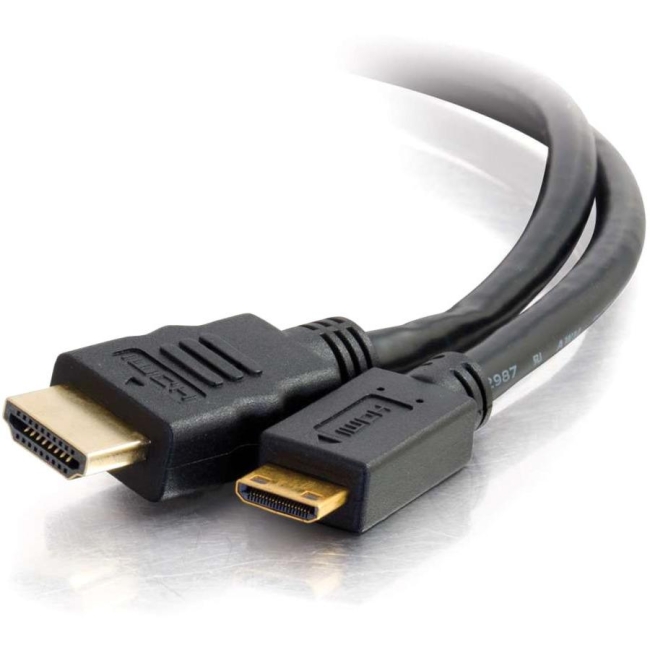 C2G 1m High Speed HDMI to HDMI Mini Cable with Ethernet (3.3ft) 40306