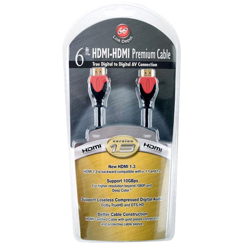 Link Depot HDMI Cable HS-6