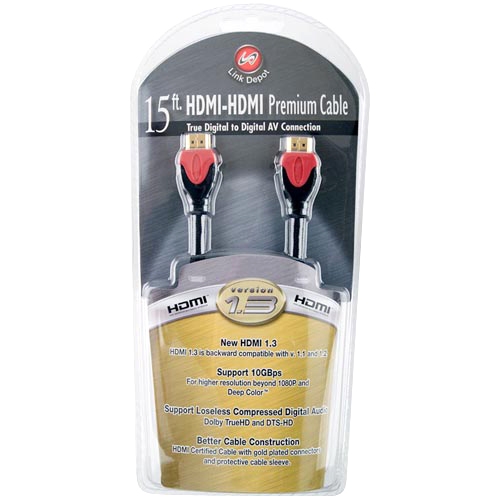Link Depot HDMI Cable HS-15