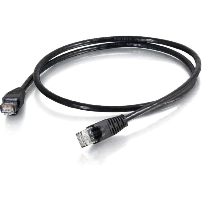 C2G 10 ft Cat5e Snagless UTP Unshielded Network Patch Cable (TAA) - Black 10261