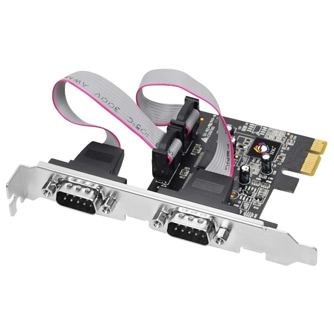 SIIG 2-port PCI Express Serial Adapter JJ-E02111-S1
