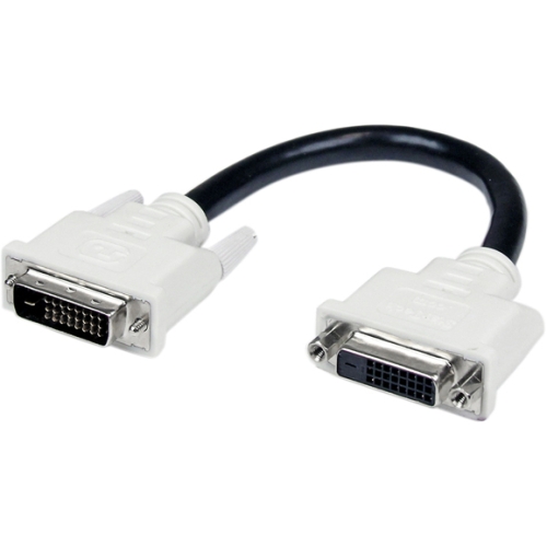 StarTech.com 6in DVI-D Dual Link Digital Port Saver Extension Cable M/F DVIDEXTAA6IN