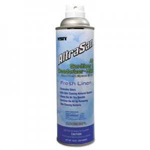 MISTY AltraSan Air Sanitizer & Deodorizer, Fresh Linen, 10oz Aerosol Spray AMR1037236EA 1037236EA