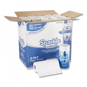 Georgia Pacific Professional Sparkle ps Perforated Paper Towels, 2-Ply, 11x8 4/5, White,70 Sheets,30 Rolls/Ct GPC2717201