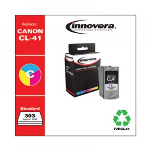 Innovera Remanufactured 0617B002 (CL-41) Ink, Tri-Color IVRCL41