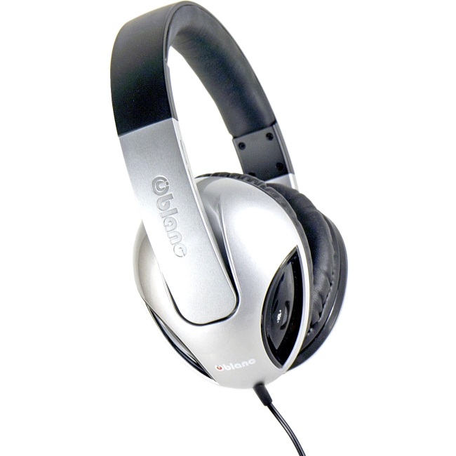 SYBA Multimedia Oblanc Cobra Silver Subwoofer Headphone W/In-line Microphone OG-AUD63050