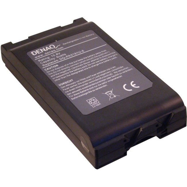 Denaq 6-Cell 4700mAh Li-Ion Laptop Battery for TOSHIBA DQ-PA3191U-6