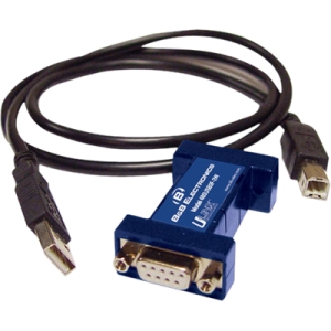 B+B USB to Serial Mini-Converters - For The Technician on The Go 485USB9F-2W