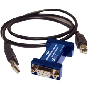 B+B USB to Serial Mini-Converters - For The Technician on The Go 485USB9F-4W