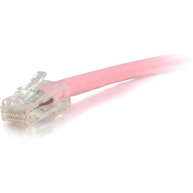 C2G 25 ft Cat5e Non Booted UTP Unshielded Network Patch Cable - Pink 00631