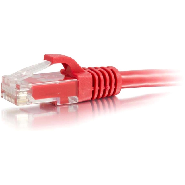 C2G 12 ft Cat6 Snagless UTP Unshielded Network Patch Cable - Red 04003