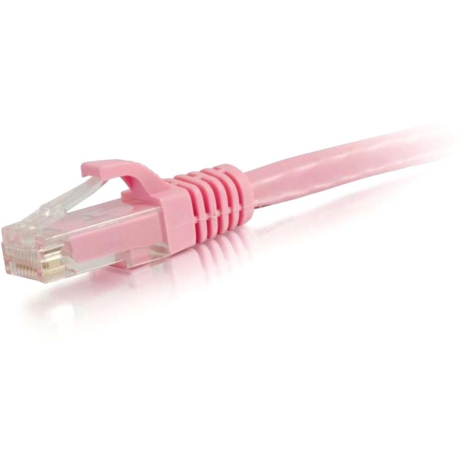 C2G 35 ft Cat6 Snagless UTP Unshielded Network Patch Cable - Pink 04059