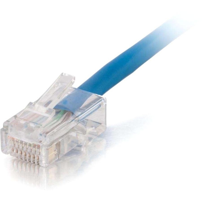 C2G 25 ft Cat5e Non Booted Plenum UTP Unshielded Network Patch Cable - Blue 15246
