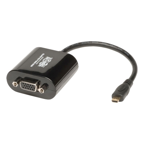 Tripp Lite Micro HDMI to VGA Converter Adapter, 6 Inch P131-06N-MICRO