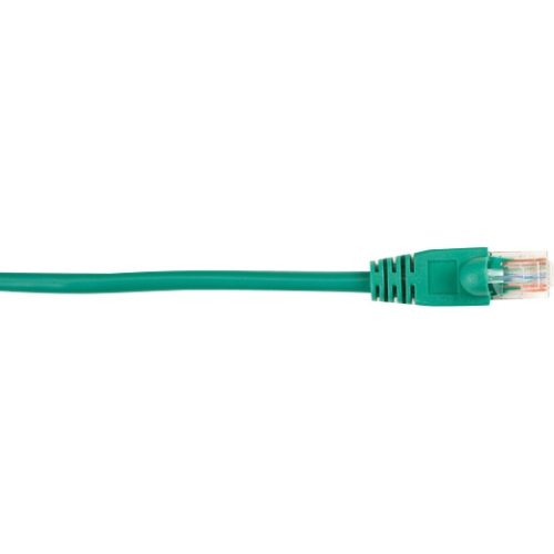 Black Box CAT5e Value Line Patch Cable, Stranded, Green, 1-ft. (0.3-m) CAT5EPC-001-GN