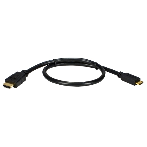 QVS High Speed HDMI to Mini HDMI with Ethernet 1080p HD Camera Cable HDAC-05M