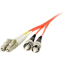 SIIG 3m Multimode 62.5/125 Duplex Fiber Patch Cable LC-ST CB-FE0811-S1