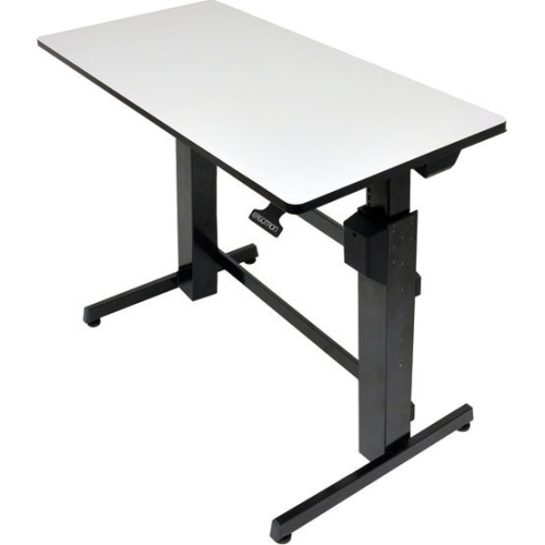 Ergotron WorkFit-D, Sit-Stand Desk (Light-Grey Surface) 24-271-926