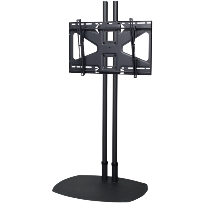 Premier Mounts Low-Profile Floor Stand with 72 in. Dual Poles and Tilting Mount for Flat-Panels up to 175
