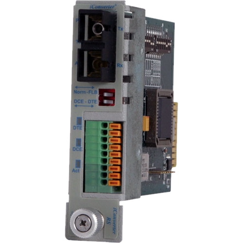 Omnitron Managed Serial RS-232 to Fiber Media Converter 8770T-1