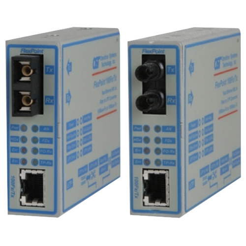 Omnitron Fast Ethernet Fiber to Copper Media Converter 4332-2