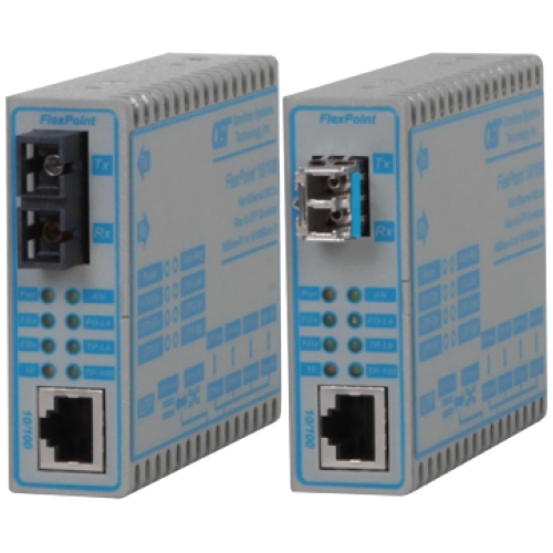 Omnitron 10/100 RJ-45 to Fast Ethernet Fiber Media Converter 4342-9