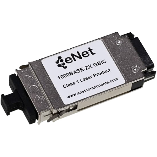 ENET 1000BASE-ZX GBIC Transceiver Module for SMF, 1550-nm Wavelength WS-G5487-ENC