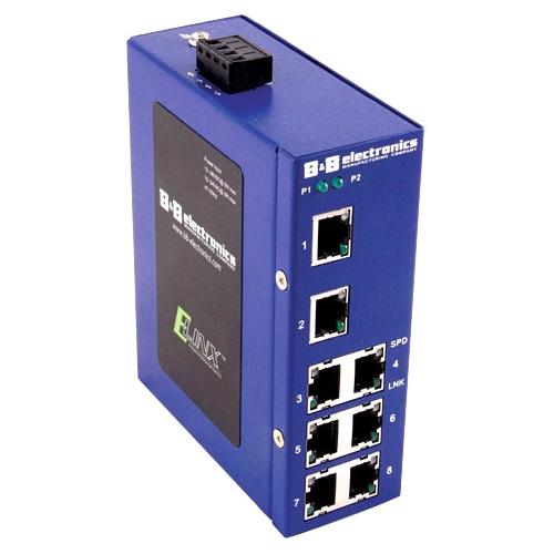 B+B Compact Industrial Ethernet Switch ESW208