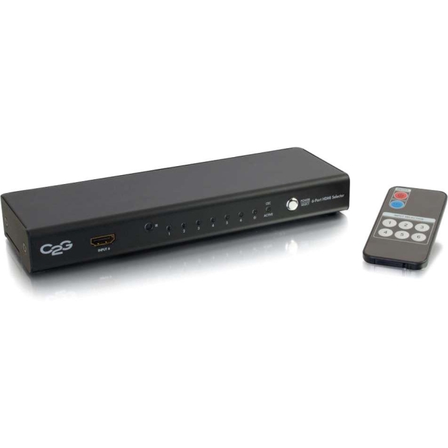 C2G 6-Port HDMI Selector Switch 41501