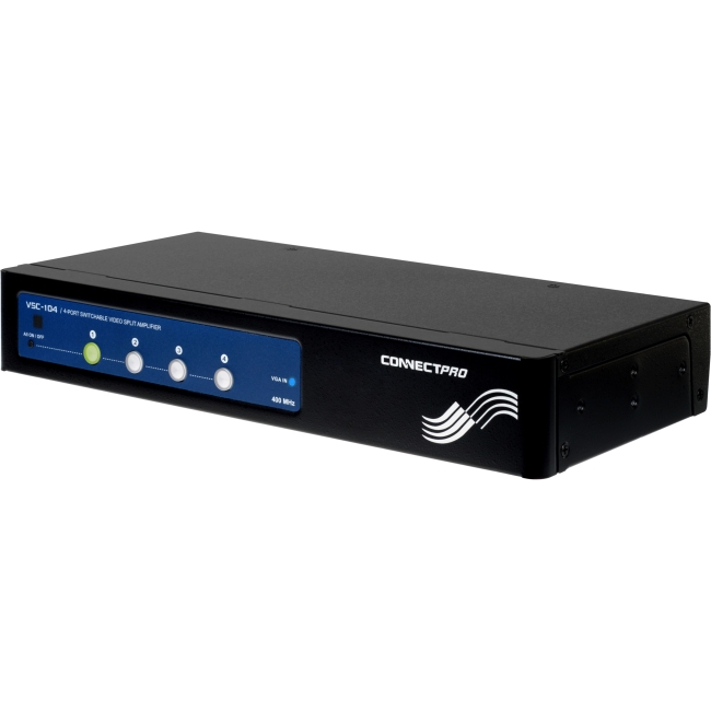 Connectpro 4-Port Switchable Video Split Amplifier VSC-104