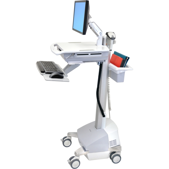 Ergotron StyleView EMR Cart with LCD Arm, SLA Powered SV42-6201-2