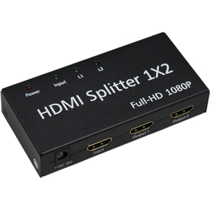 4XEM 2Port HDMI Splitter and Signal Amplifier 4XHDMISP1X2