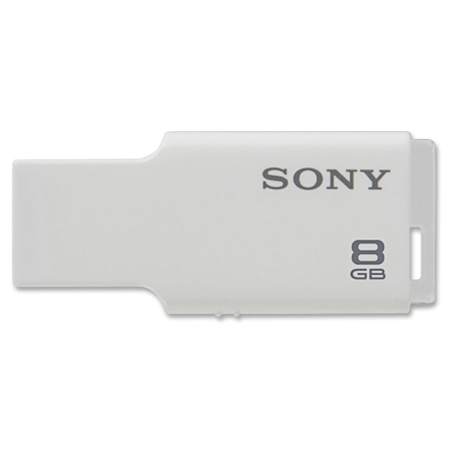 Sony 8GB USB Micro Vault TINY (White) USM8GM/W USM8GM