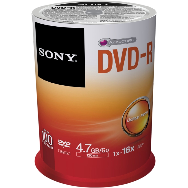 Sony DVD Recordable Media 100DMR47SP