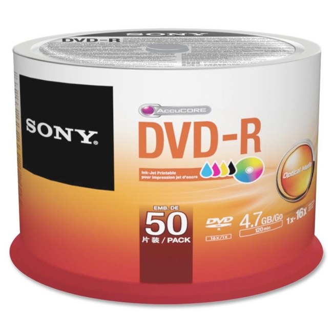 Sony DVD Recordable Media 50DMR47PP