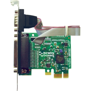 Brainboxes 1-port PCI Express Serial/Parallel Combo Adapter PX-475