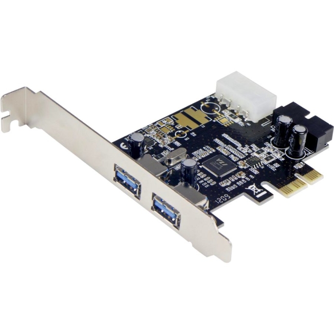 SYBA Multimedia USB 3.0 2-port PCI-e Controller Card with on-board 20-pin Header SD-PEX20122