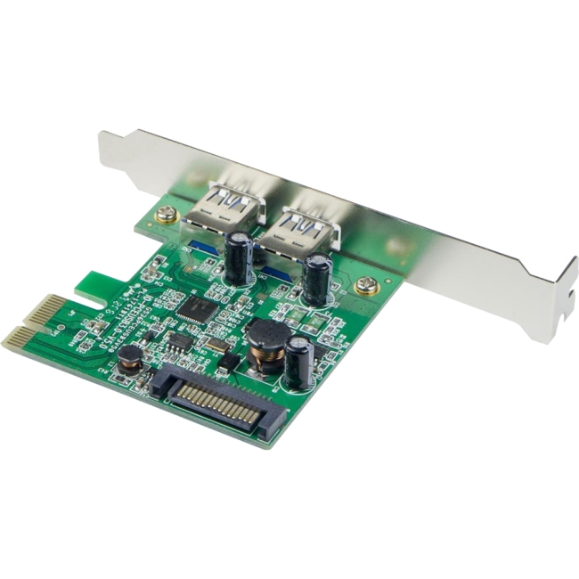 SYBA Multimedia USB 3.0 2-port PCI-Express Controller Card, with SATA Power Connector SY-PEX20124