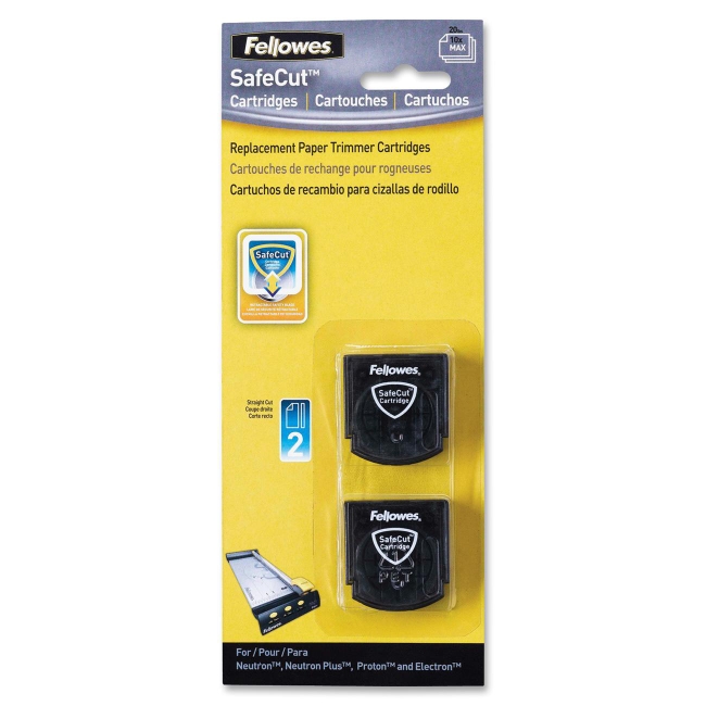 Fellowes SafeCut Rotary Trimmer Blades - 2Pk Straight 5411404