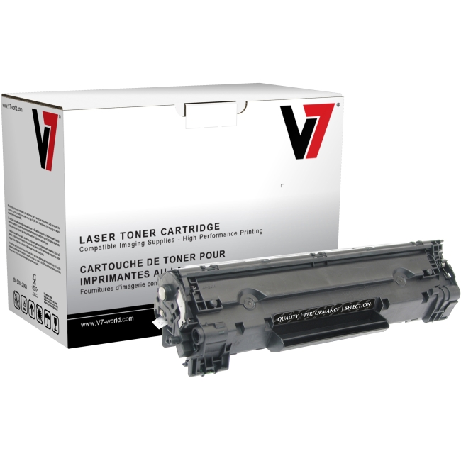 V7 Black Toner Cartridge For HP LaserJet Pro M1536DNF, P1566, P1606DN (HP 78A) THK278A