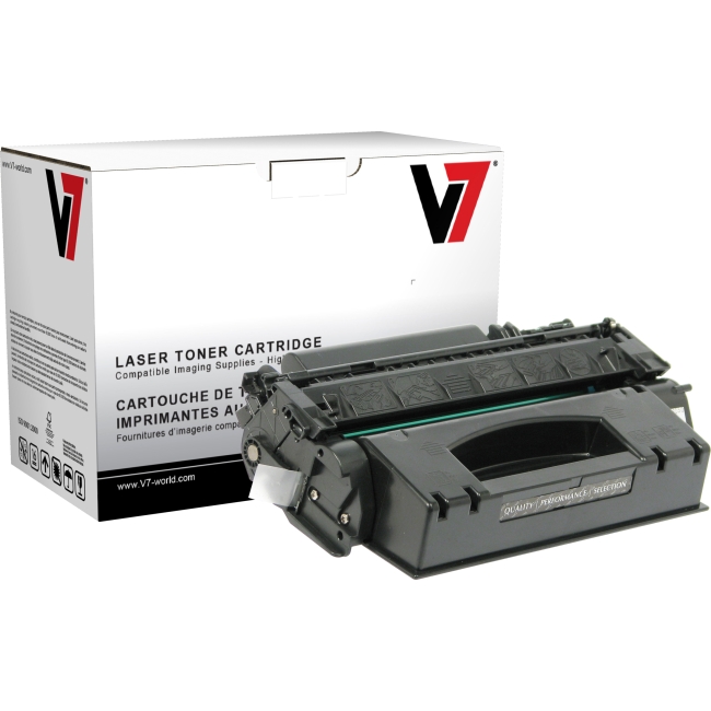 V7 Black Toner Cartridge (Ultra High Yield) For HP LaserJet M2727 MFP, M2727NF M THK27553JPX