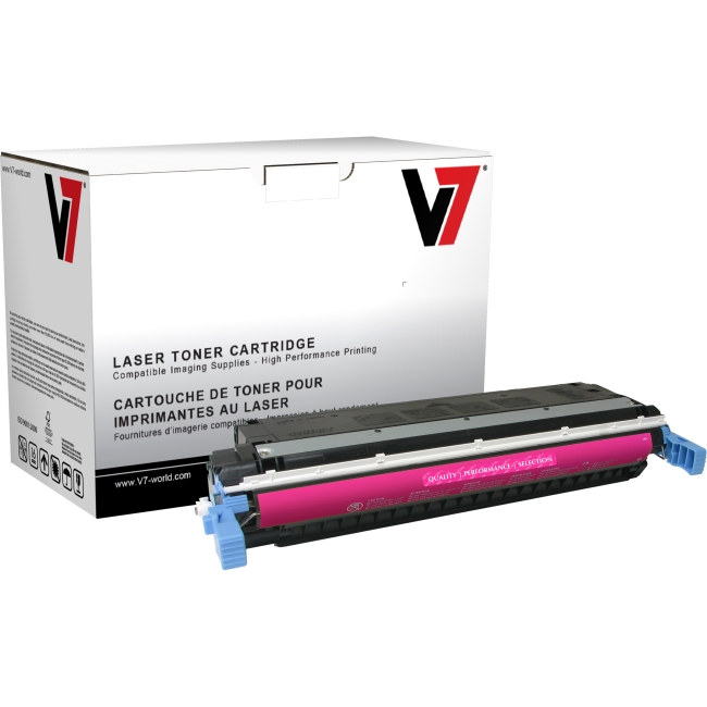 V7 Magenta Toner Cartridge, Magenta For HP Color LaserJet 5500, 5500DN, 5500DTN THM29733A