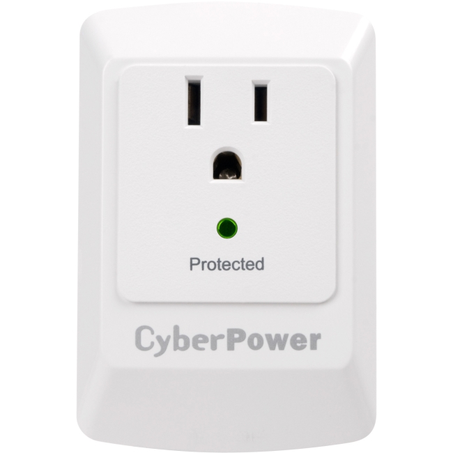 CyberPower Essential 1-Outlet Surge Suppressor Wall Tap CSB100W