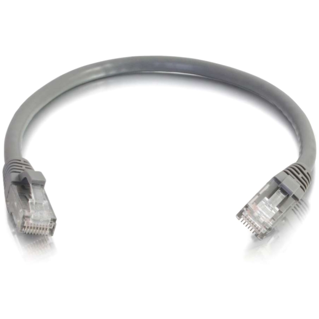 C2G 6in Cat6 Snagless Unshielded (UTP) Network Patch Cable - Gray 00951