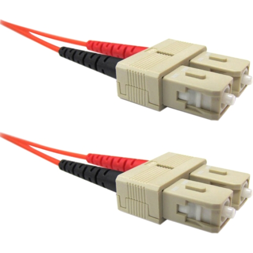 Weltron 3m SC/SC Multi-Mode 62.5/125M Orange Fiber Patch Cable 90-2002-3M